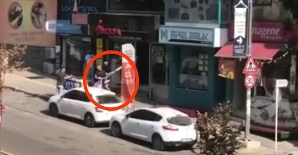 Husumetli iki grup flâmalarıyla kavga etti