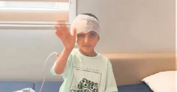 Toprağa gömülü bulunan Amir hayata tutundu