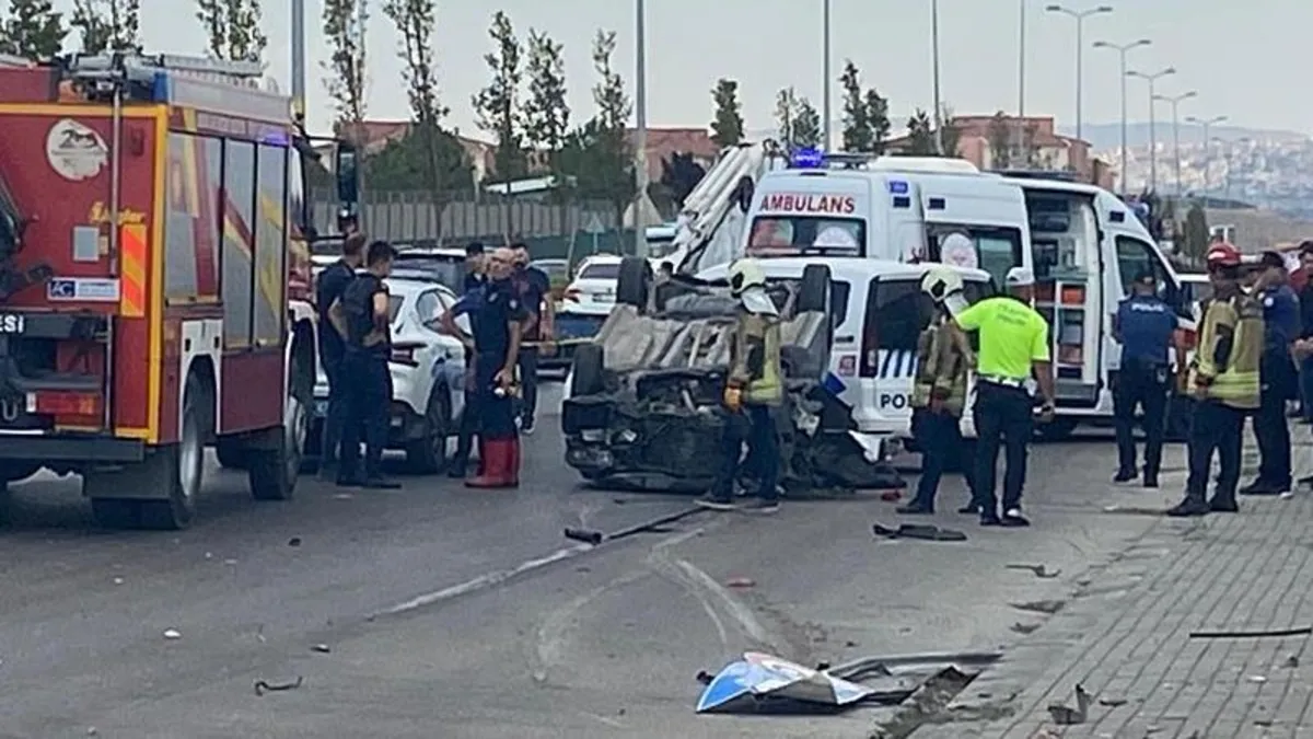 Ankara'da feci kaza: 1 ölü, 1 yaralı!