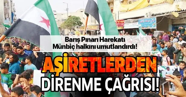 Münbiç halkından PKK/YPG’ye karşı haklı direniş!
