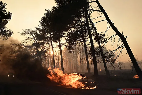 Yunanistan alevlere teslim oldu! O güne kadar kırmızı alarm! | Türkiye'den Yunanistan'a yardım eli - 43