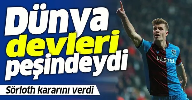 Avrupa’nın devleri peşindeydi! Trabzonspor’un yıldızı Sörloth kararını verdi