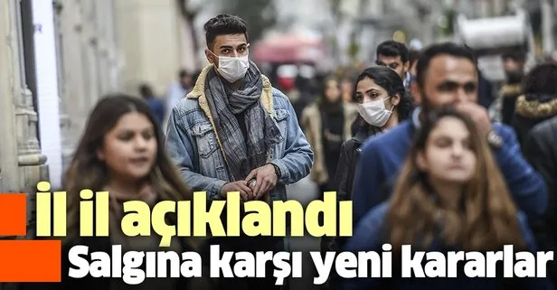 Son dakika: Tek tek açıklandı: Kayseri, Siirt, Gaziantep, Şanlıurfa, Van, Yalova ve Bitlis’te koronavirüse karşı yeni kararlar