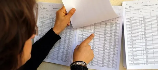 Seçmen listeleri askıdan iniyor