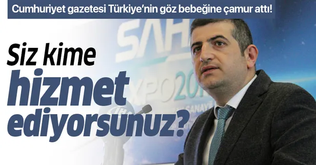 Haluk Bayraktar'dan Cumhuriyet gazetesine zor soru: "Siz kime hizmet ediyorsunuz?"