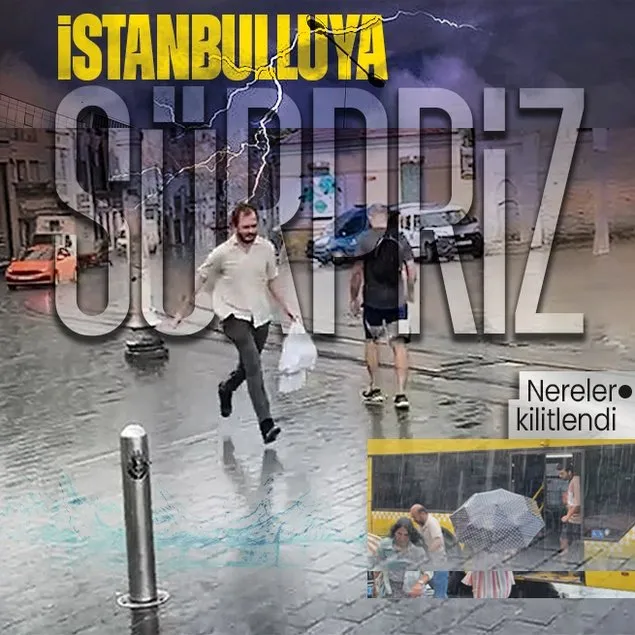 İstanbul’da yağış etkili oldu