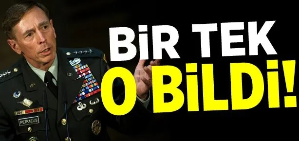 Bir tek o bildi