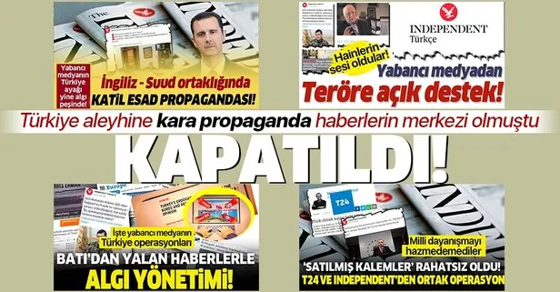 Türkiye aleyhine operasyon haberlere imza atan Independent Türkçe BTK kararıyla kapatıldı
