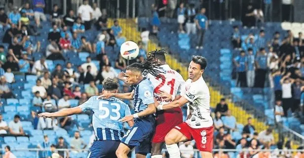 Gaziantepspor ile Adana Demirspor berabere kaldı!