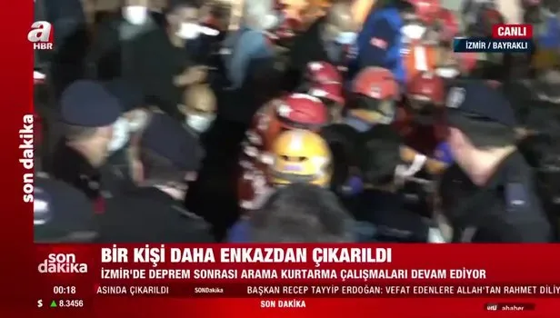 İzmir'deki depremde enkaz altında kalan Buse Hasyılmaz kurtarıldı
