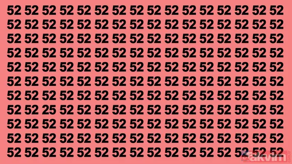 82 sayısının içindeki tek farklı sayıyı bulabilir misin? Ben bu bulmacayı çözerim diyenler buyursun gelsin - 13