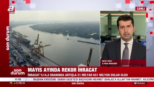 Ticaret Bakanı Mehmet Muş açıkladı Mayıs ayında rekor ihracat Tüm