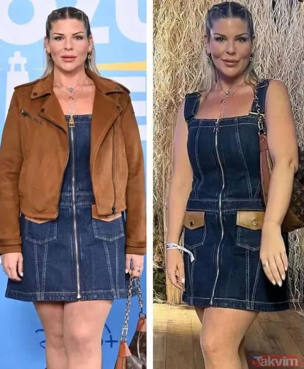 30 kilo veren Şükran Ovalı pembe mayosuyla plajda sere serpe! 38'lik Şükran eşi Caner Erkin ve kızı Mihran Ela ile paylaştı - 20