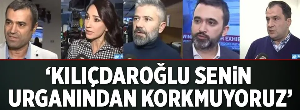 Kılıçdaroğlu, senin urganından korkmuyoruz!