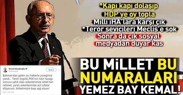 Kemal Kılıçdaroğlu şehitlere rahmet dilemesi sosyal medyada tepki gördü!