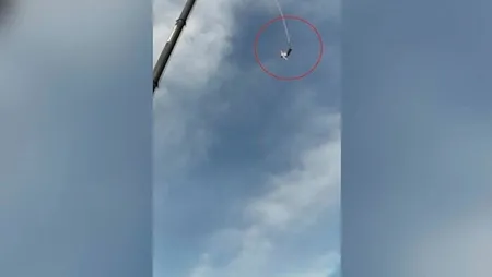 Polonya'da akılalmaz olay! Bungee Jumping yaparken neredeyse ölüyordu-3