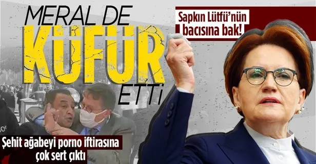 Son Dakika! Meral Akşener de Lütfü Türkkan’ı savundu şehit ağabeyine hakaret etti: Ahlaksız