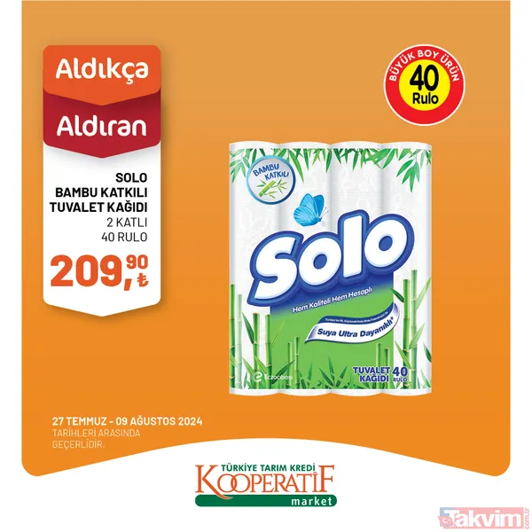 Tarım Kredi Market'te 60 üründe dev indirim! Katalogda yok yok! Taze Kaşar 249 TL, Siyah Zeytin 115 TL, Tuvalet Kağıdı 40'lı 209 TL... - 38