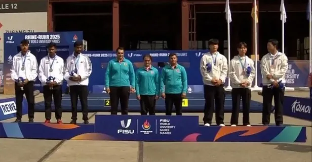 Altın madalyayı milliler taktı