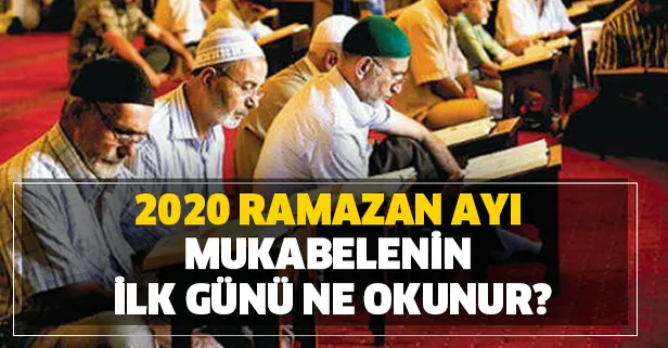 Mukabele nedir nasıl okunur? 2020 Ramazan ayı mukabelenin ilk günü ne okunur?