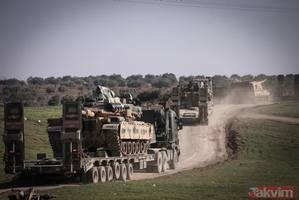 Son dakika haberi: İdlib'deki gözlem noktalarına 150 araçlık sevkiyat - 15