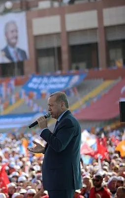 Cumhurbaşkanı Erdoğan İzmir mitinginde konuştu