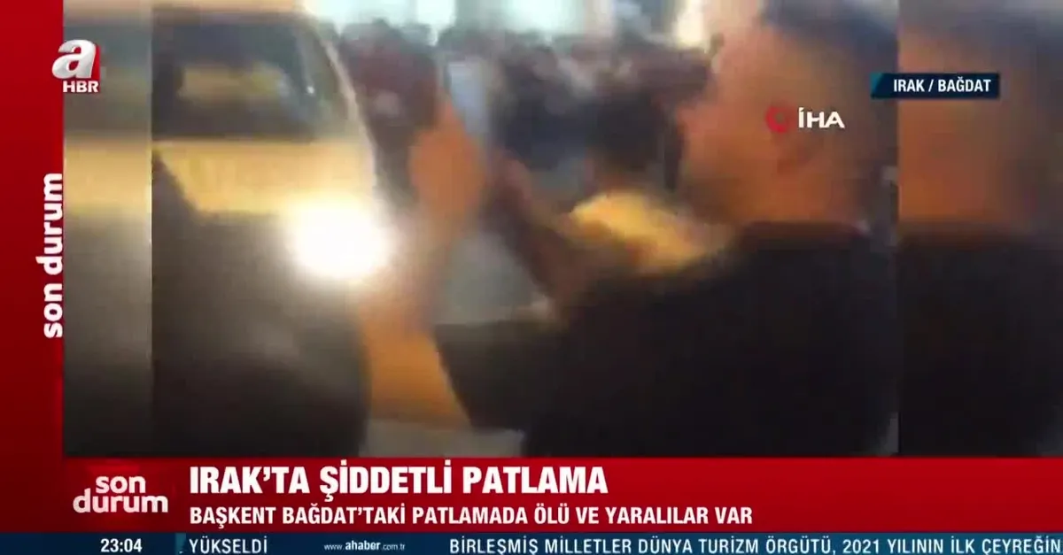 Irak'ın başkenti Bağdat'ta patlama! Ölü ve yaralılar var...