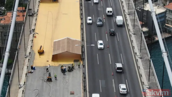 Öte Yandan Fatih Sultan Mehmet Köprüsünde Yapılan Çalışmalar Nedeniyle Trafik Yoğunluğu İse Devam Ediyor. Bu Sabah Saatlerinde Fatih Sultan Mehmet Köprüsü...