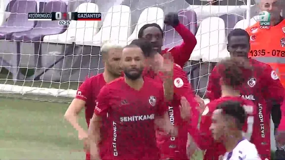 GOL | Emre Gökdemir İnşaat Ankara Keçiörengücü 0-1 Gaziantep FK