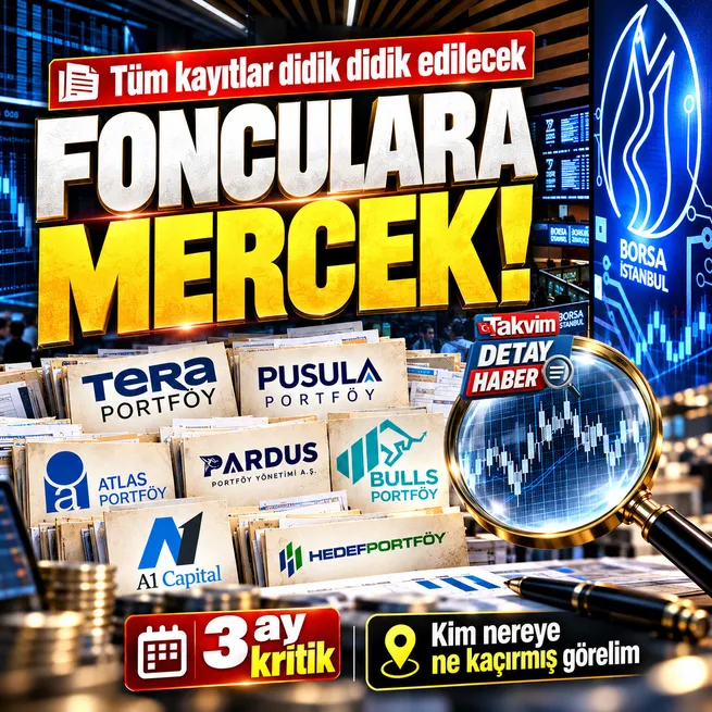 Fon soruşturmasında 7 portföy şirketine mercek! Tüm kayıtlar istendi... Savcılık kritik 3 ayı incelemeye aldı
