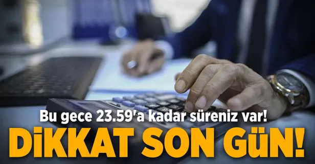 Bu gece 23.59'a kadar süreniz var!