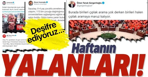 Haftanın yalanlarını deşifre ediyoruz: Olay TV, Çıplak arama, ‘Sayıştay süt dağıtımını engelledi’…