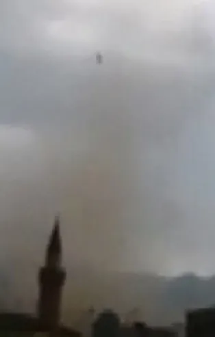 Son dakika: Erzurum’da korkutan hortum! O anlar kameralara yansıdı