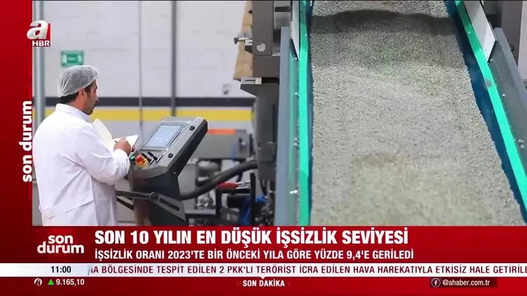 10 yılın en düşük seviyesi! İşsizlik oranı açıkladı