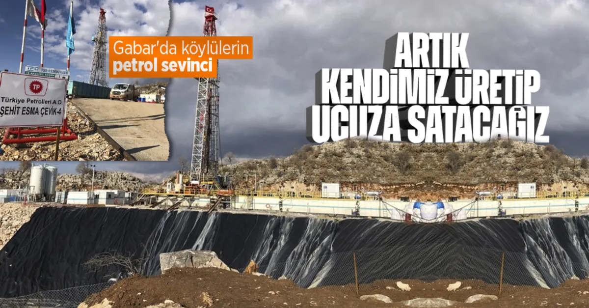 Gabar'da köylülerin petrol sevinci: Artık kendimiz üretip ucuza satacağız - Takvim