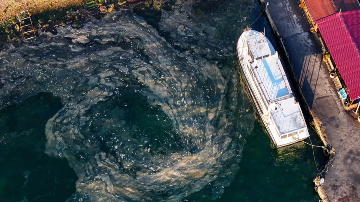 Kınalıada'da müsilaj istilası! Marmara Deniz dört bir yandan tehlikede