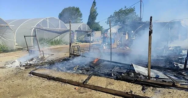 Orhangazi tarım alanında baraka yangını: can kaybı yok, baraka küller içinde