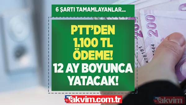 Son 4 GÜN! e-Devlet'ten başvurana 12 ay boyunca ödeme aktif edilecek! PTT'den 1.100 TL ödeme yapılacak! 6 şartı tamamlayanlar... - 1