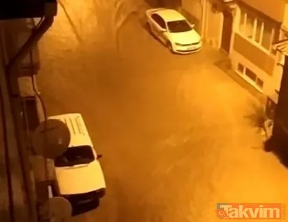 Edirne’yi sel vurdu! Sokaklar göle döndü evleri dükkanları su bastı...
