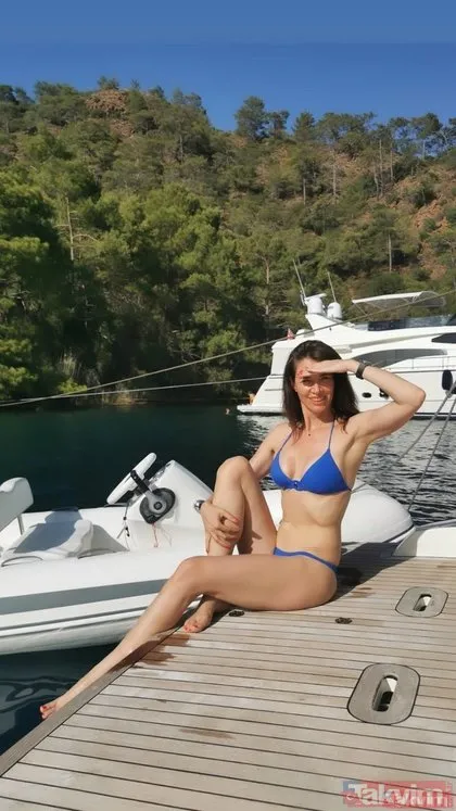 Ünlüler bikinilerini giydi tatil pozlarını verdi! Sosyal medya onları konuştu Aydan Şener, Serenay Sarıkaya, Pınar Altuğ…