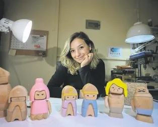 Ahşap oyuncaklarını ihraç ediyor