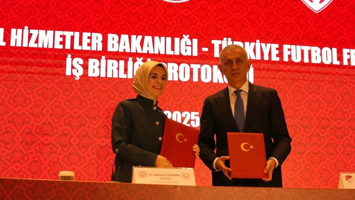 Aile ve Sosyal Hizmetler Bakanlığı ile TFF arasında protokol imzalandı