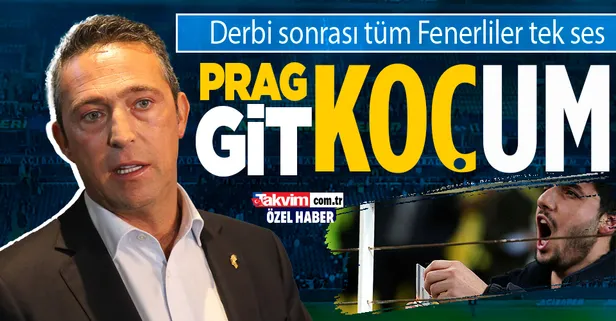 Fenerbahçe taraftarında bardak taştı! Prag mağlubiyetinden sonra tribünler bir kez daha Ali Koç'u istifaya çağırdı