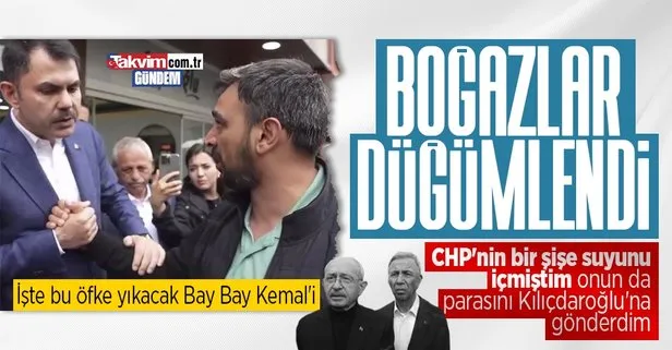 CHP’nin çirkinliği deprem gönüllüsünün tepkisini çekti: Bir su içmiştim Kılıçdaroğlu’na 2.5 lira gönderdim