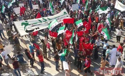 İdlib’de Başkan Erdoğan’a sevgi gösterisi