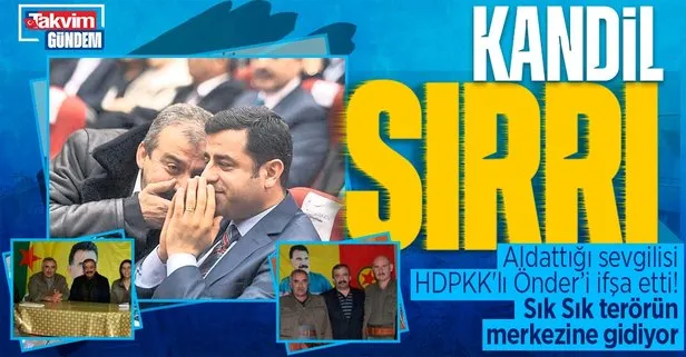 HDPKK’lı Sırrı Süreyya Önder’in sık sık Kandil’e gittiği, aldattığı sevgilisi M.Ç’nin ifadesiyle ortaya çıktı