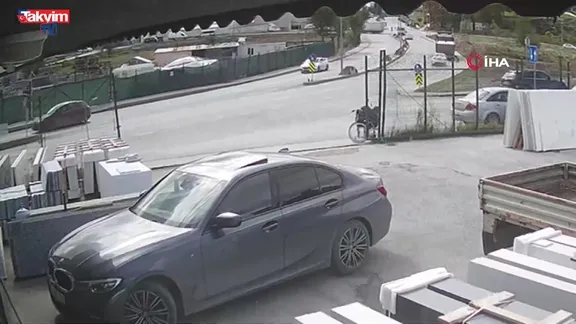 Arnavutköy'de ölümlü kaza kamerada!