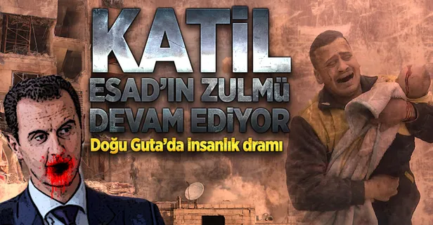 Zalim Esad'dan yine sivil katliamı!