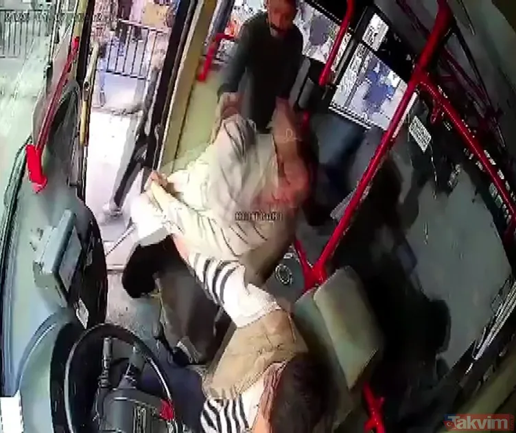 Otobüs şoförüne karısından saldırı... Direksiyon başında ısırdı bıçakladı