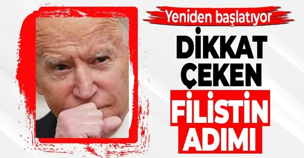 Biden'dan flaş Filistin kararı